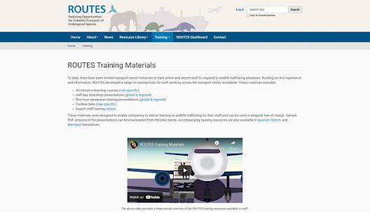 ROUTES Partnership training materials
