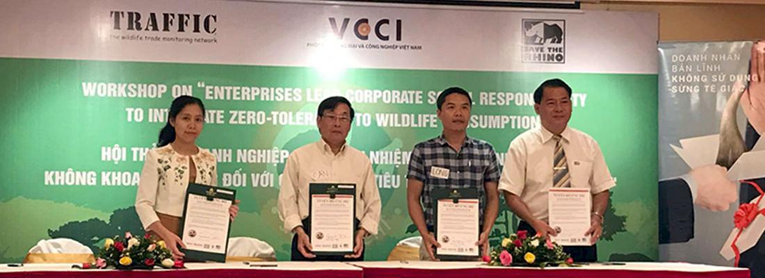 Private sector representatives pledge zero-tolerance to illegal wildlife consumption