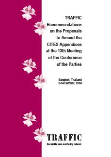 khuyến nghị của đề xuất sửa đổi phụ lục CITES