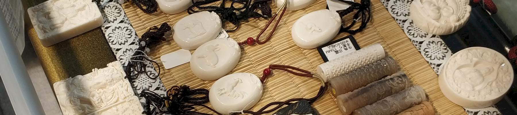 Ivory ornaments on sale in Japan © TRAFFIC 