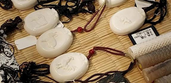 Ivory ornaments on sale in Japan © TRAFFIC 