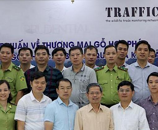 TRAFFIC trains Vietnamese enforcement officers on timber laws