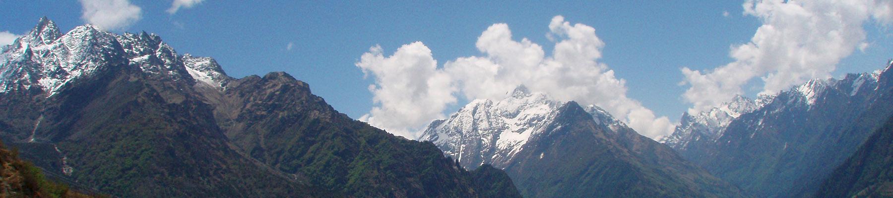 Landscape of Jatamansi distribution sites in Nepal. Photo: ANSAB