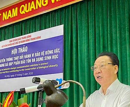 TRAFFIC and Vietnamese government discuss communications strategies to counter wildlife trafficking