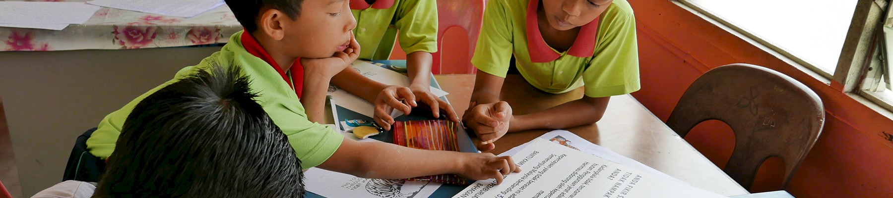 School children are taught the importance of forest and wildlife and the conservation significance of the area in which they live © TRAFFIC