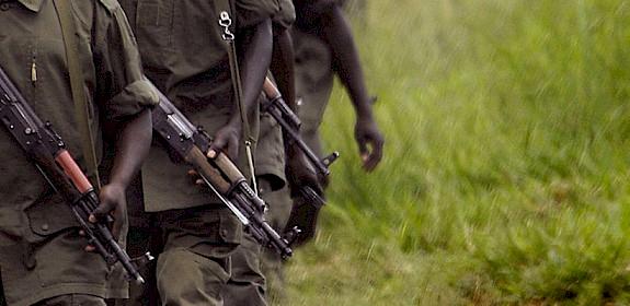 Soldiers in Garamba National Park © Jeremy T. Lock