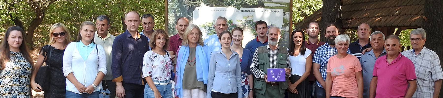 Participants from the LENA project workshop in Deliblato, Serbia © TRAFFIC