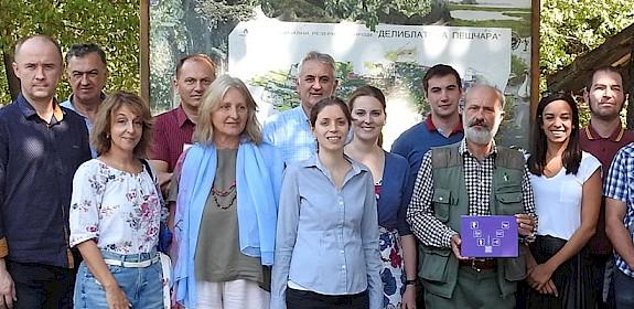 Participants from the LENA project workshop in Deliblato, Serbia © TRAFFIC