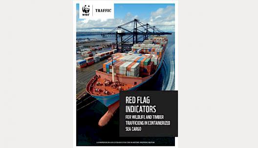 Red flag indicators for wildlife and timber trafficking in containerized sea cargo