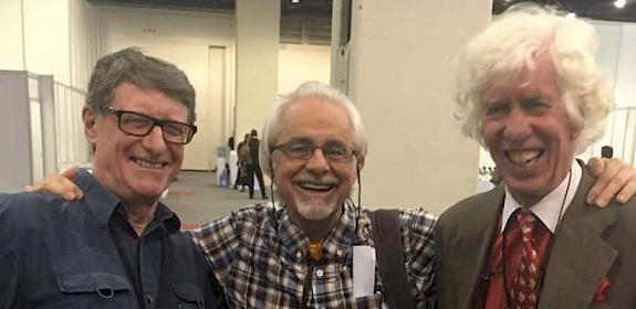 (l to r): Dan Stiles, Tom Milliken and Esmond Bradley Martin, photographed at CITES CoP17 in South Africa, 2016