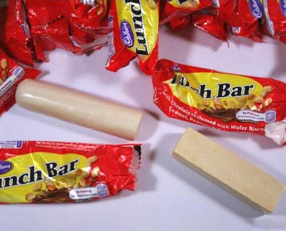 Ivory coated with wax disguised as lunch bars, siezed Taiwan Sept 2012 © Huang MIJB (Investigation Bureau, Ministry of Justice)